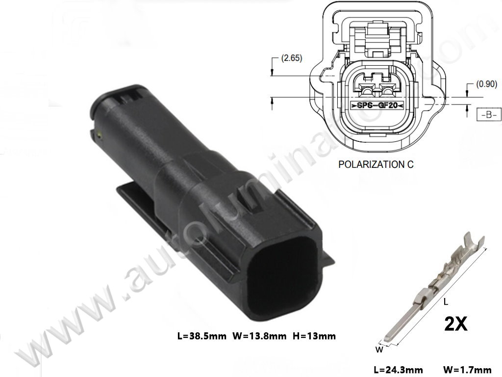 Connector Kit,,,,Molex,MX-64,B64D2 Male,,,,,,,,