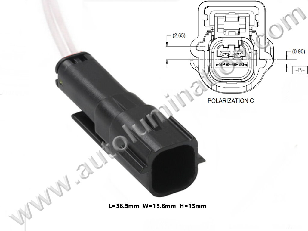 Pigtail Connector with Wires,,,,Molex,MX-64,B64D2 Male,,,,,,,,