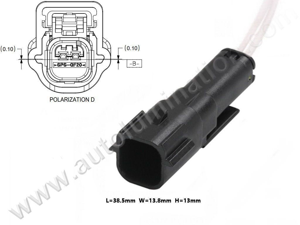 Pigtail Connector with Wires,,,,Molex,MX-64,B84A2 Male,,,,,,,,
