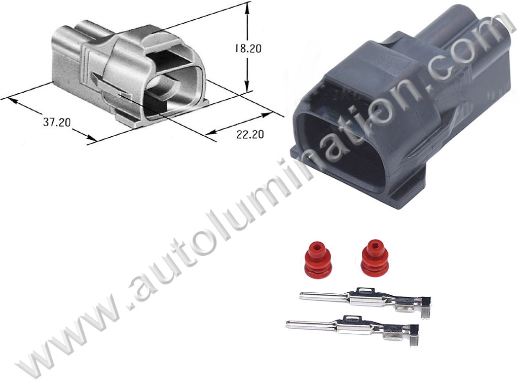 Connector Kit,,,,Yazaki,,,,7282-7026-30, 90980-10886,,Crankshaft Position Sensor,Ignition Filter,,,Toyota, Lexus