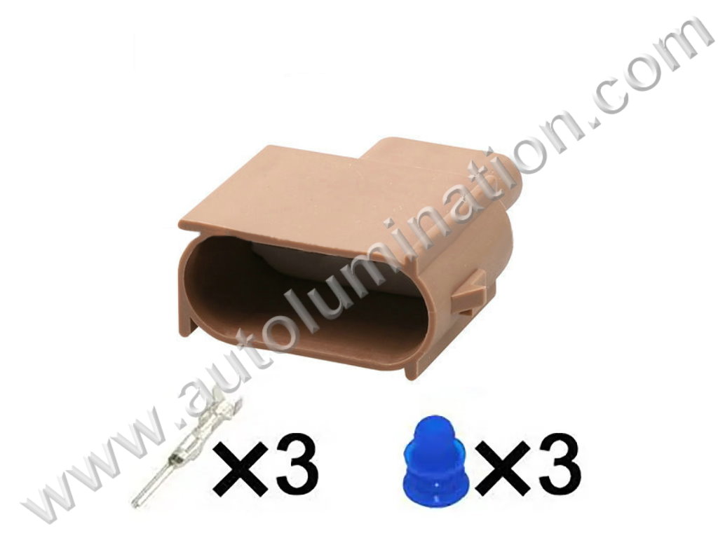 Connector Kit,KINK,,,,,B27A3 Male,CE3093-1M,,,Headlight - Park/Turn Signal,Park/Stop/Turn Light-Rear,,,Ford, Lincoln, Mercury