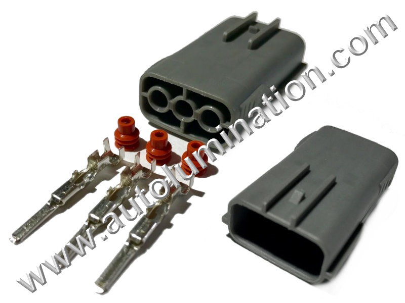 Connector Kit,3pin0048,,,Sumitomo,,,,6195-0012 ,,Evolution Ignition Coil,,,,Mitsubishi, GM Mazda