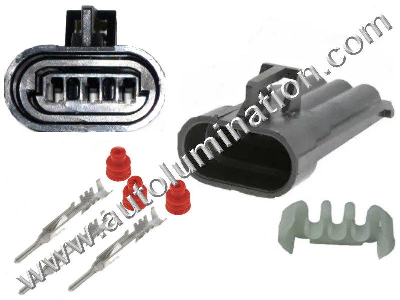 Connector Kit,,,,Aptiv, Delphi, Packard, Metri-Pack 150,B44B3-MALE,,,12129615,,Crankshaft Position Sensor,,,,GM