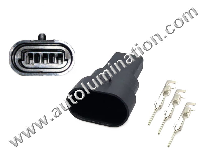 Connector Kit,,,,Aptiv, Delphi, Packard, Metri-Pack 150,R31D3-MALE,,,12162182, 12162185,,Throtttle Position Sensor TPS,,,,GM