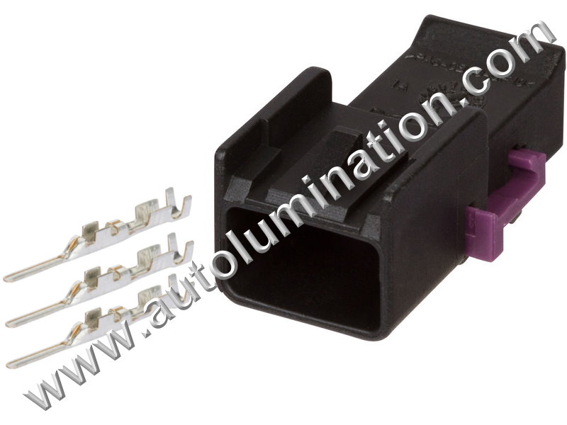 Connector Kit,GT150-3 Way Male-Unsealed,,,Aptiv, Delphi GT 150,,,,15332133,,,,,,GM