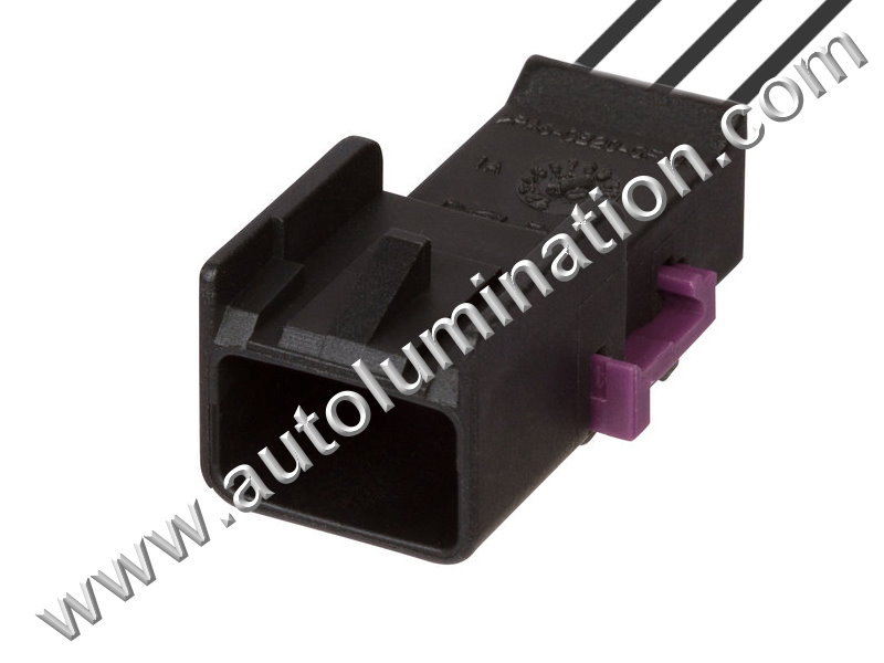 Pigtail Connector with Wires,GT150-3 Way Male-Unsealed,,,Aptiv, Delphi GT 150,,,,15332133,,,,,,GM