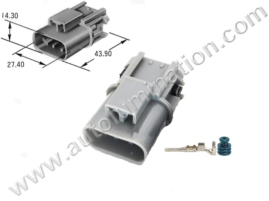 Connector Kit,Coil0009,410Pin0038-Male,,,Yazaki,,,, CI-IGN300,7223-1834-40,MG641263-4,,Ignition coil,O2 Oxgen Sensor,,,Nissan 300ZX, Infinity