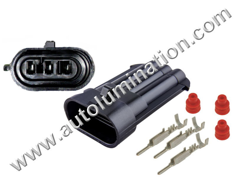 Connector Kit,121-461-21-Brown-Male,,,Aptiv, Delphi, Packard, Metri-Pack 150,,,,12146121,,Ignition Coil,Fuel Sender,,,GM