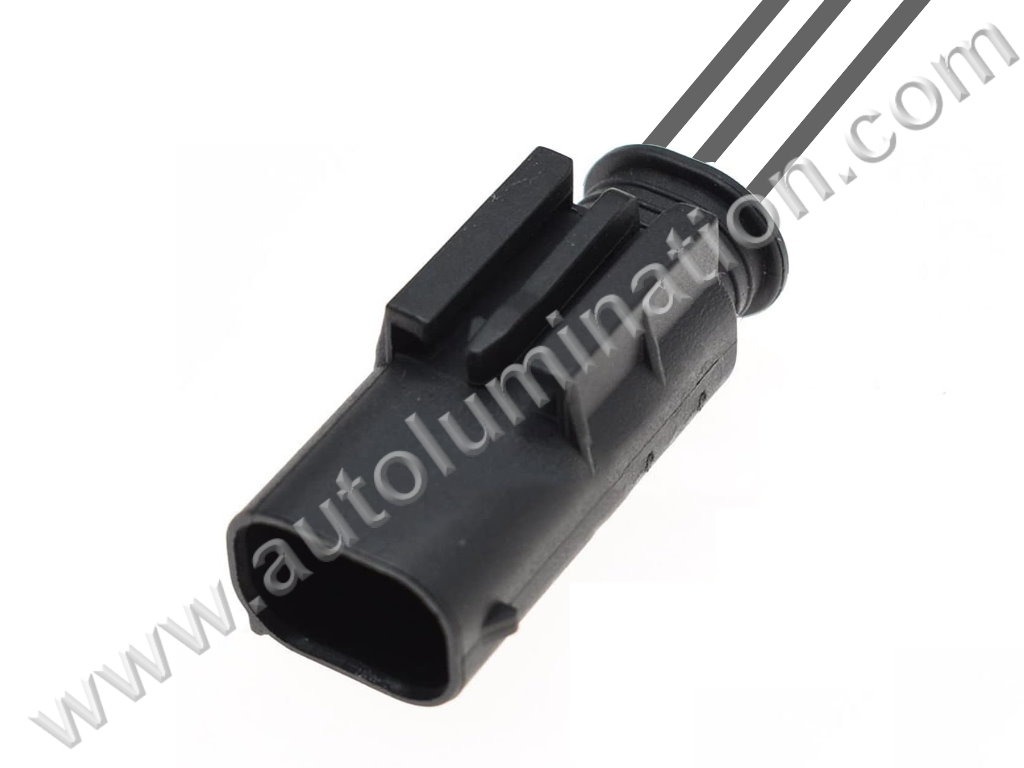 Pigtail Connector with Wires,,,,Amp, TE,B57C3-Male,,,WPT-1162, 3U2Z-14S411-CCB, WPT-1100, AU2Z-14S411-ARA, WPT-223, 4B0 972 883, A 2-967642-1, 1-967167-3,,Park Assist Sensor - Front,Sensor - Reverse Park Aide, RPA, Switch A/C Pressure Cut Off, Sensor Brake Pressure,,,Ford, Lincoln, Mercury, Mazda