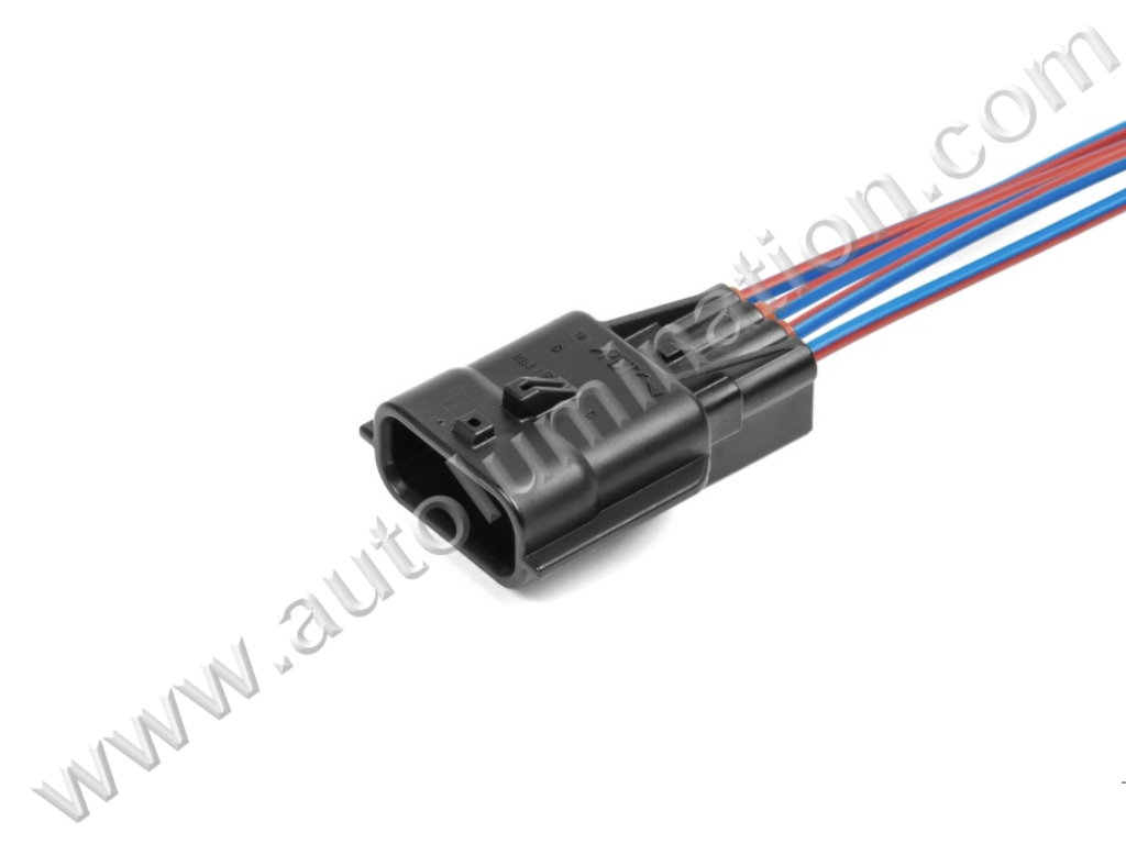 Pigtail Connector with Wires,,,,Yazaki,,D22E4,CE4095M,7282-8853-30,,Tire Pressure, Antenna, Headlight - Leveling Motor,HID Light, Front Camera,Headlamp,MAF, Mass Airflow Sensor,Camera, Radiator Shutter,Dodge, Nissan, Infinity