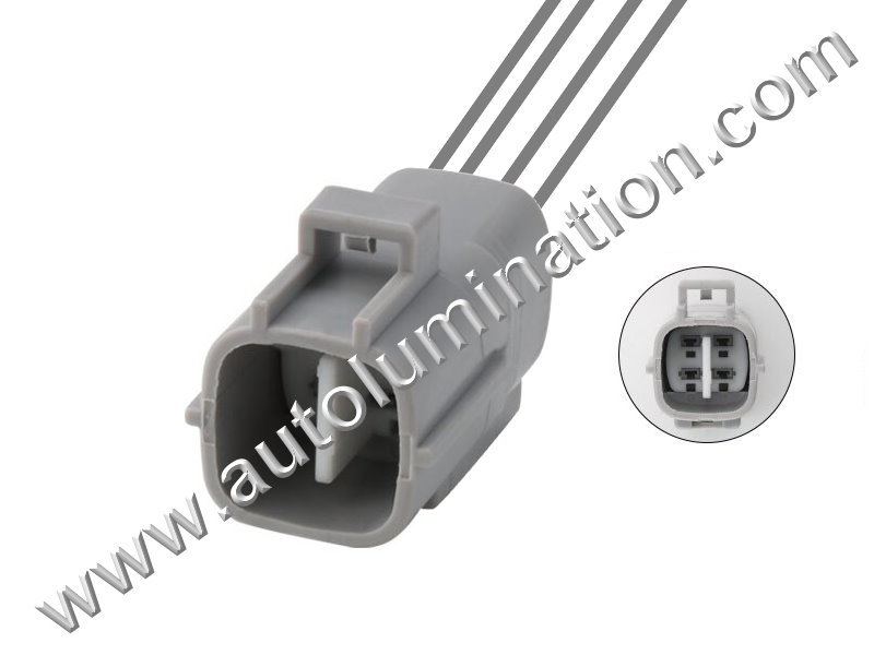 Pigtail Connector with Wires,,,,,,Y34A4,CE4063M,6188-0066, 90980-10941,ckk7043-2.2-11,,ABS Wheel Speed, Radiator Shutter,Side Marker, Windhshield Washer Pump,Headlamp, DRL, Tail Lamp, Turn Signal, Fog Lamp,Toyota, Lexus, Scion, Mazda