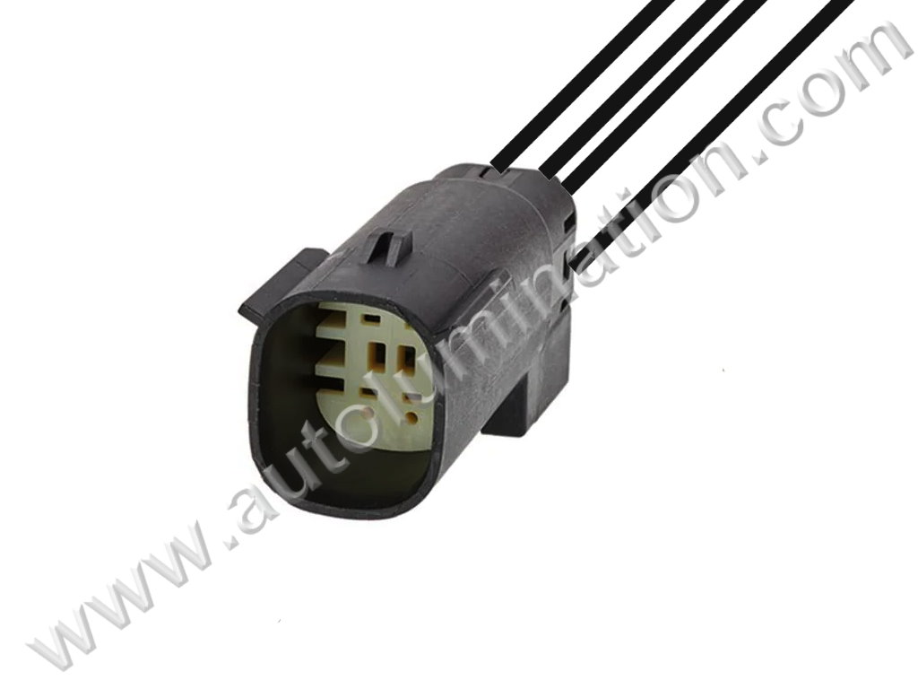 Pigtail Connector with Wires,,,,Molex,MX150,B63B4, C24E4,CE4066M,33482-0401, 33482-400133482-0402,33482-4002,,Tail Light,Turn Signal,Daytime Running,Fog Lamp,Ford, Lincoln, Chevy. Buick, Tesla
