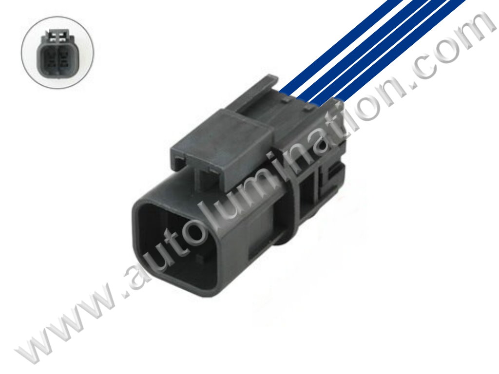 Pigtail Connector with Wires,,,,Yazaki,,CE4153M,CE4153M,7222-1844-40, S13 SR20DET IAC FICD,,IAC,Idle Air Control,,,Nissan, Infinity