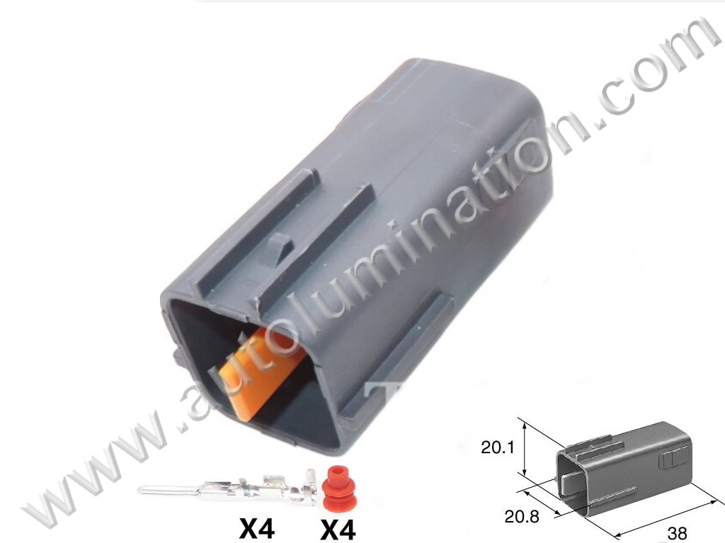 Connector Kit,,,,Sumitomo,DL,CE4131M,CE4131M,6195-0018,,O2 Oxygen Sensor,,,,Mazda,Subaru,Toyota, Lexus