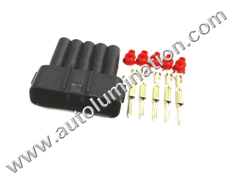 Connector Kit,Male,M5-013,,Yazaki,,,,,,MAF, Mass Air Flow Position Sensor,,,,Toyota, Lexus, GM