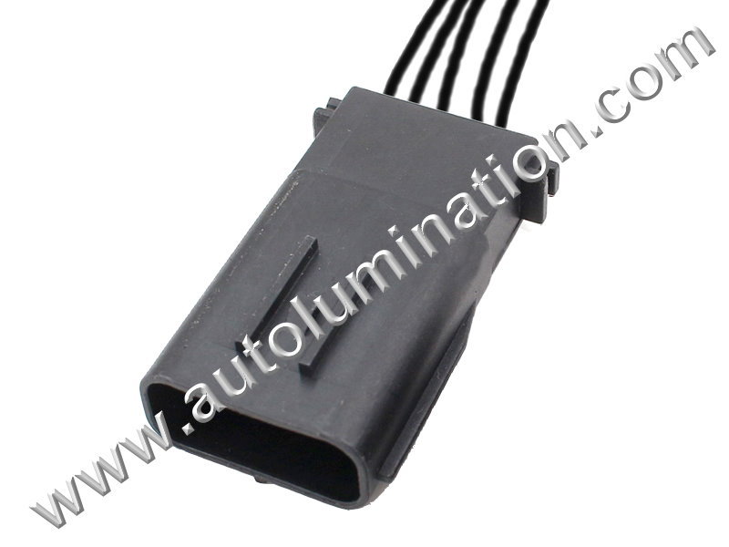 Pigtail Connector with Wires,Male,M5-016,,Sumitomo,,,,,,Air Injector Pump,MAF, Mass Air Flow Position Sensor,,,Toyota, Lexus, GM