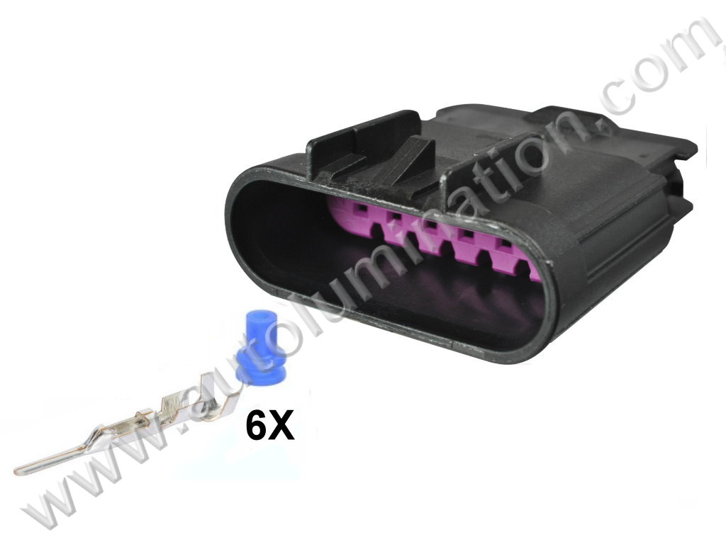 thumbnail image 2 of Molex Accelerator Pedal Position (APP) Sensor Pigtail For GM 6.6L LBZ (2006-2007) 2 of 2