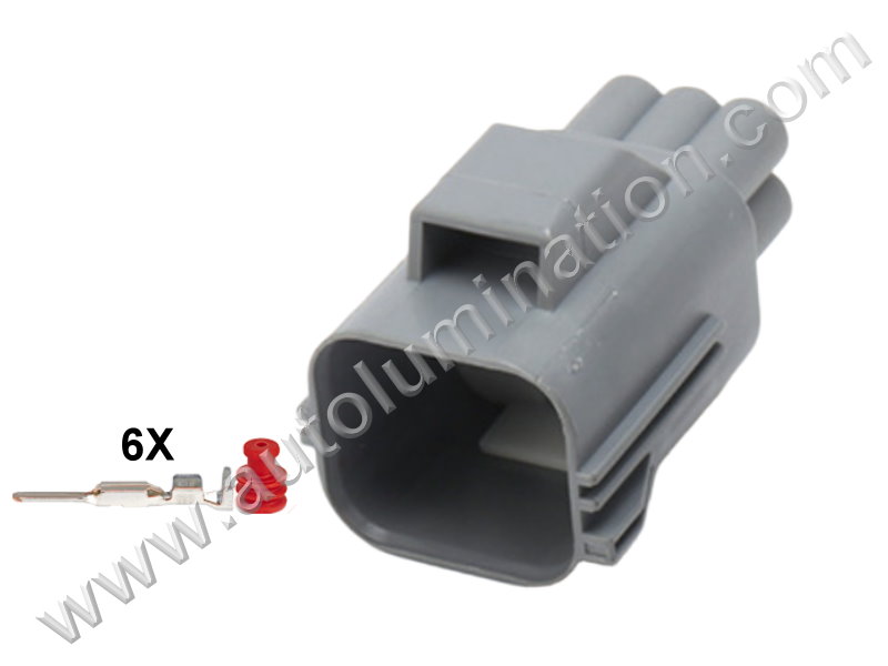 Connector Kit,HD060Y-1.5-21,,,Yazaki,,B46C6,,M6-043,6 Pin Connector,Fuel Pump,Junction Engine/MDS,Headlamp, Tail Lamp,,GM, Toyota, Lexus, Chrysler, Dodge, Jeep,,Fuel Pump,Junction Engine/MDS,Headlamp, Tail Lamp,,GM, Toyota, Lexus, Chrysler, Dodge, Jeep