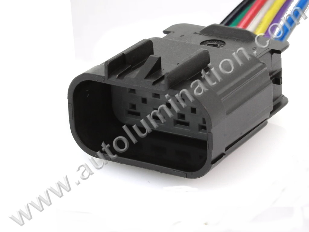 Pigtail Connector with Wires,,,,Aptiv, Delphi,GT280,C24A8,CE8023M,15326655, PT1486, 15306424,,Headlamp,Shift Sensor,Transfer Case,ABS Control Module,Chevy, GMC, Cadillac, Dodge, Buick, SAAB