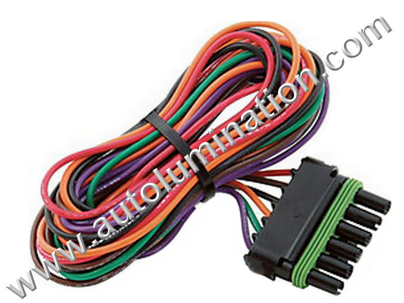 Mallory Ignition Coil Adapter Connects Harness universal 3m wire