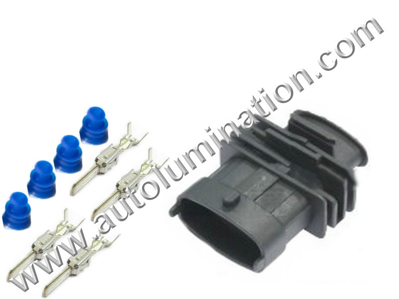 4-way sealed MPS MAP Sensor Plug Bosch BSK male Connector Ford Hyundai Saab