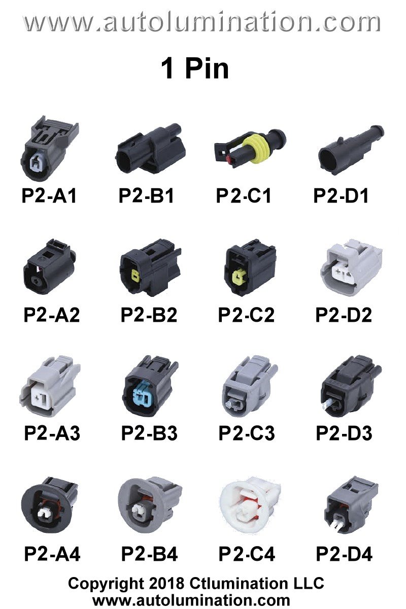 Automotive 1 Pin Position Cavity Wire Connector