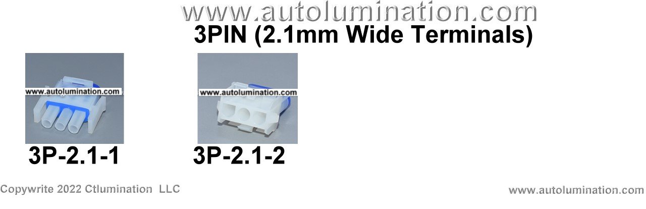 Automotive 3 Pin Position Cavity Wire Connector