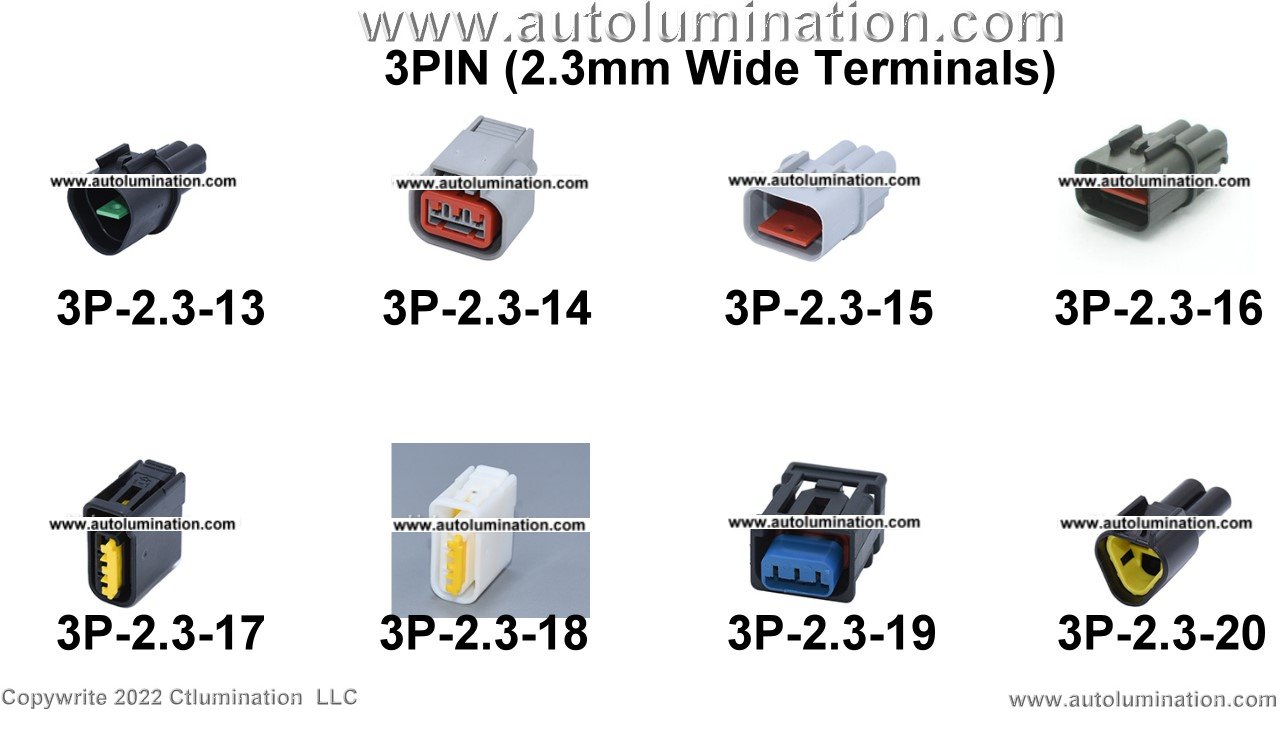 Automotive 3 Pin Position Cavity Wire Connector