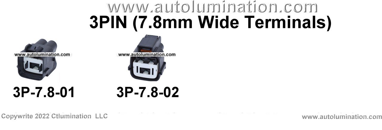 Automotive 3 Pin Position Cavity Wire Connector