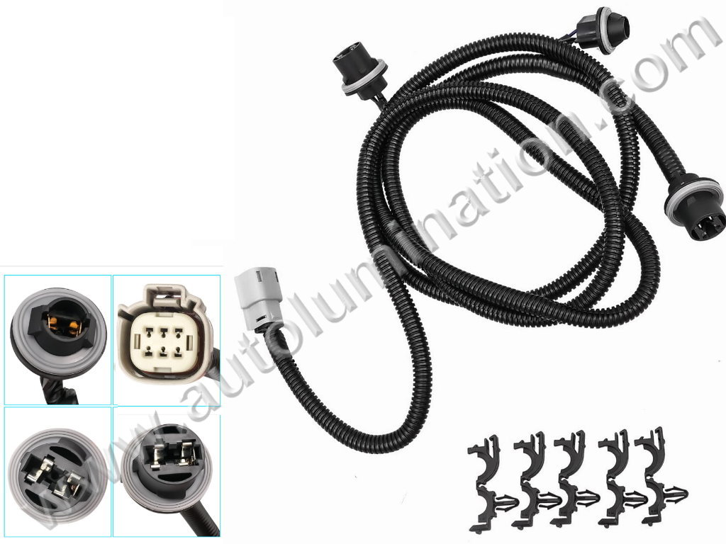 Pigtail Connector with Wires,lamp0130A,,,GM,Rear Tail Light Wiring Harness,Autolumination-Lamp0130A,,23295977,,Tail Light, Brake Light,Turn Signal,Backup, Reverse Light,Side Marker, Running Light,2016-2019 Chevrolet Silverado 1500,
2016-2019 Chevrolet Silverado 2500 HD,
2016-2019 Chevrolet Silverado 3500 HD,
2016-2019 GMC Sierra 1500,
2016-2019 GMC Sierra 2500 HD,
2016-2019 GMC Sierra 3500 HD