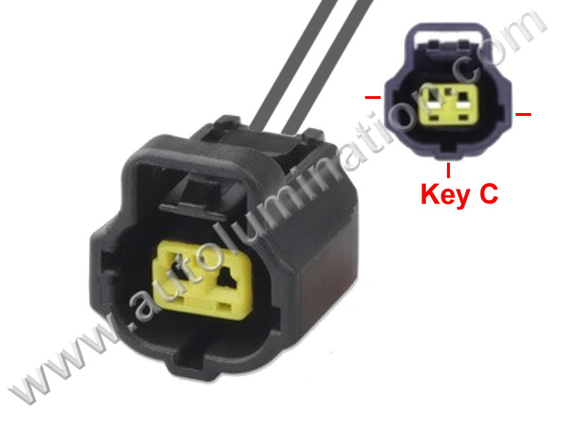 Pigtail Connector with Wires,,,WPT-420, WPT-322, 3U2Z-14S411-JUA, 3U2Z-14S411-EHA,Tyco Amp,SSC,B51C2,,B51C2,CKK7022H-1.8-21,IAC,Engine Coolant Temp Sensor,Windshield Washer,,Mazda, Ford, Toyota, Lexus