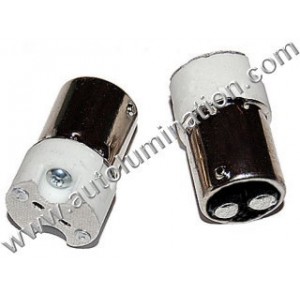 Ba15d Base to MR16 Bulb Adapter Socket