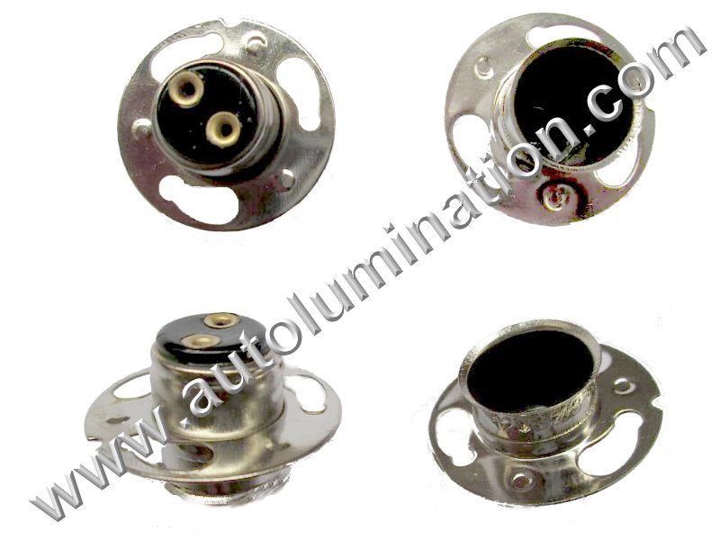 P15d-30 Steel Headlight Socket Base