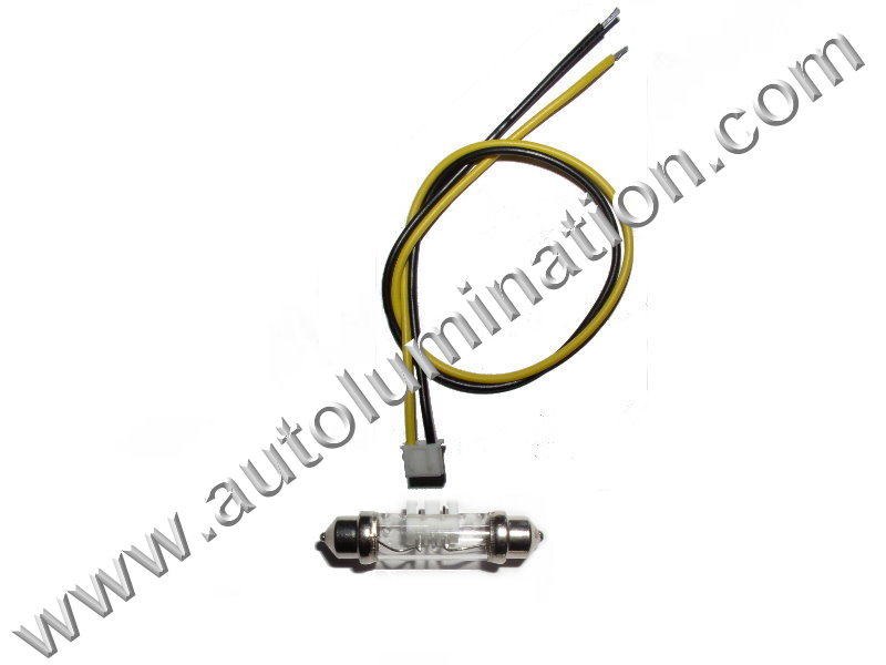 44mm Festoon Bulb Base With Wire