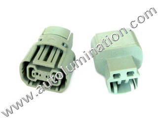 5202 Female Plastic Headlight Connector Shell Only 16 Gauge