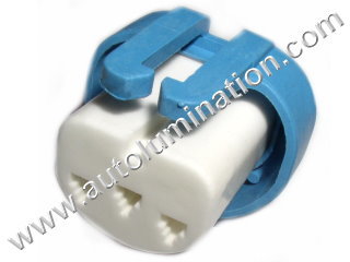 9004 Female Ceramic Headlight Connector Shell Only 16 Gauge