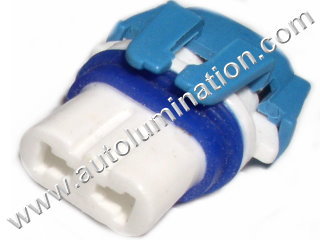 9005 Female Ceramic Headlight Connector Shell Only 16 Gauge