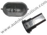 H11 Male Plastic Headlight Connector Shell Only 16 Gauge