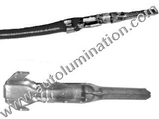 H13 Pin-No Wire Tin Headlight Contact Pin 16 Gauge