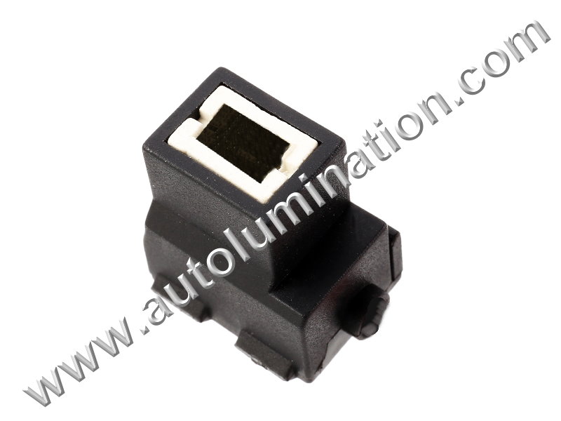 H1 Female Ceramic Headlight Connector Shell Only 16 Gauge