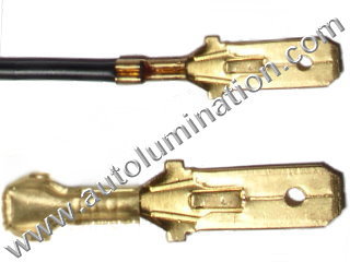 H1 Pin-No Wire Tin Headlight Contact Pin 16 Gauge