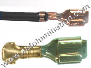 H1 Socket-No Wire Tin Headlight Contact Socket 16 Gauge