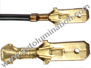H4 Pin-No Wire Tin Headlight Contact Pin 16 Gauge