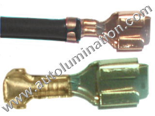H4 Socket-No Wire Tin Headlight Contact Socket 16 Gauge