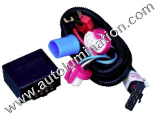 9004 headlight brightener relay harness