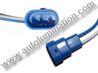 Ceramic Adapter Cable,pair of 9006 Ceramic Connector Plug Socket Extension Of Wiring Harness Sockets Adapter