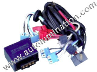 h7 headlight brightener relay harness