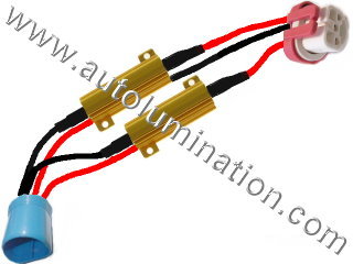 9004 Ceramic Canbus Resistor Harness 200 Watt Dual Circuit