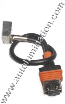 D1-R-S M-F Plastic Headlight HID Power Harness Single Circuit 16 Gauge