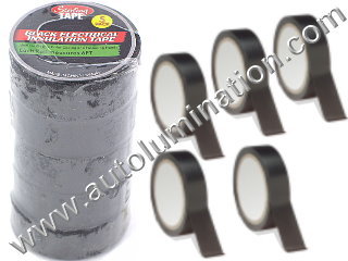 Black Electrical Tape 5 Pack